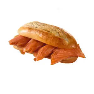 Broodje gerookte zalm